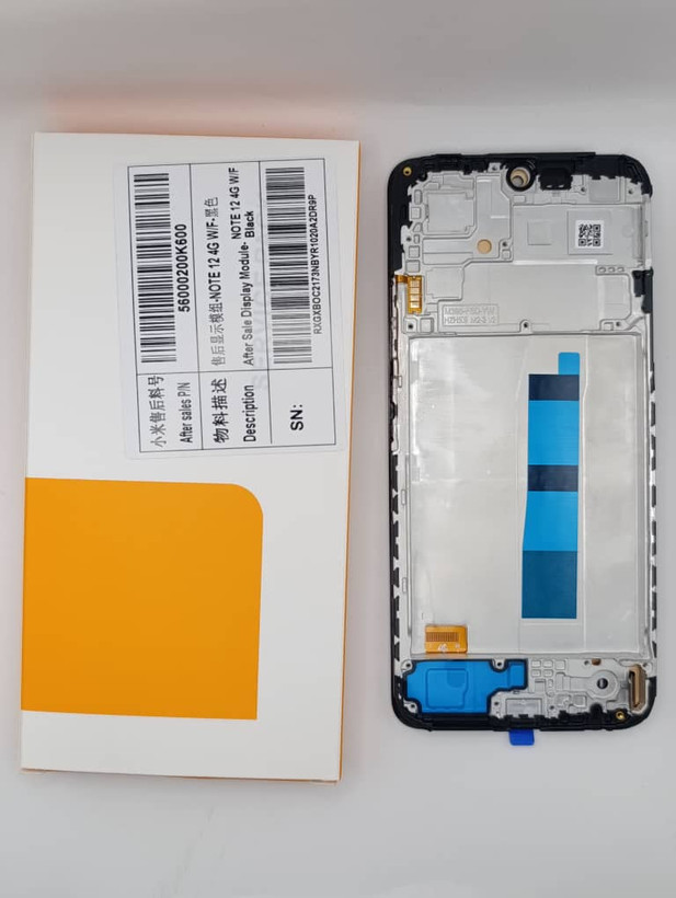 ال سی دی شیائومی NOTE 12 4G اینسل بافریم