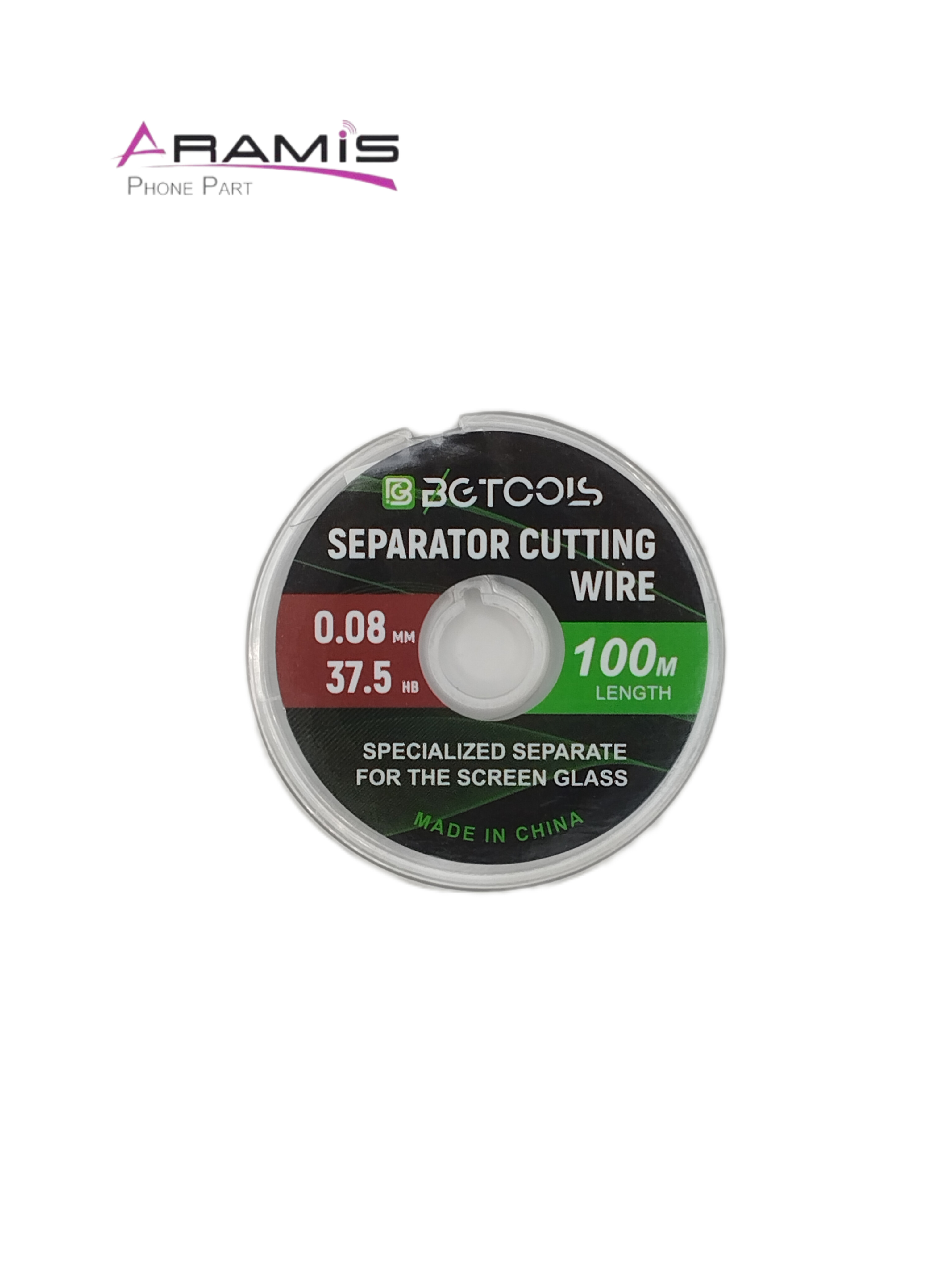 سیم تعویض گلس 0.08 میلی متری 100 متر BG Tools ( سیم جدا کننده ال سی دی )