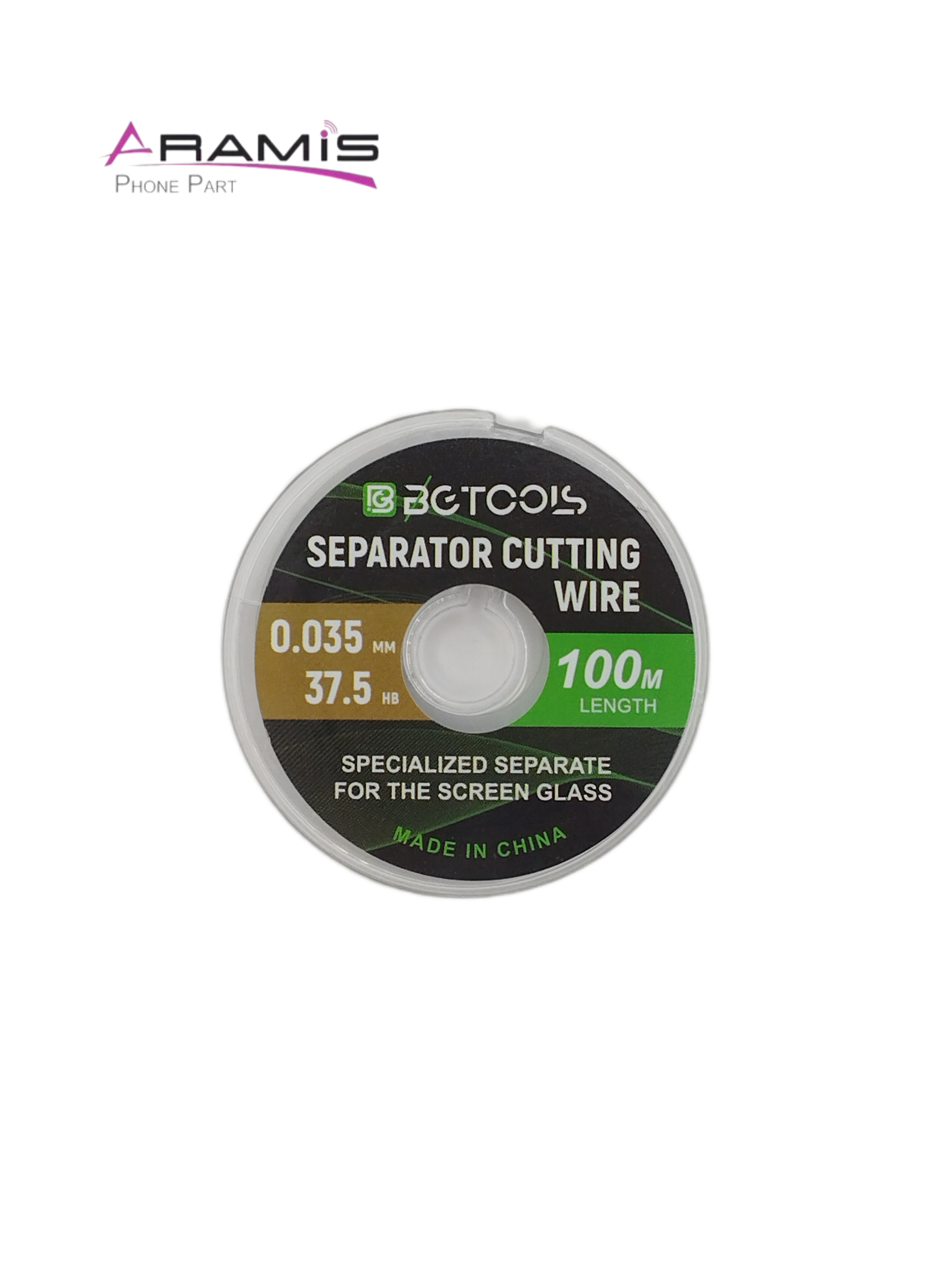 سیم تعویض گلس 0.035 میلی متری 100 متر BG Tools ( سیم جدا کننده ال سی دی )