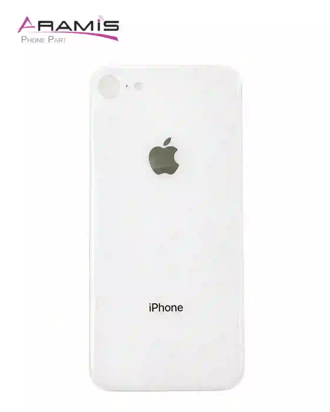 در پشت گوشی IPHONE 8 سفید